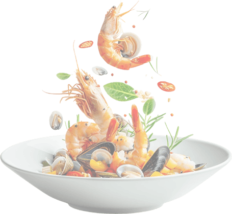 طبق المأكولات البحرية